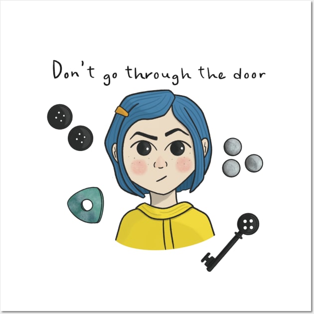 Don’t go through the door Wall Art by Amyologist Draws